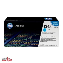 کارتریج تونر رنگی اچ پی مدل 124A آبی
