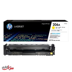 کارتریج تونر رنگی اچ پی مدل 206A زرد