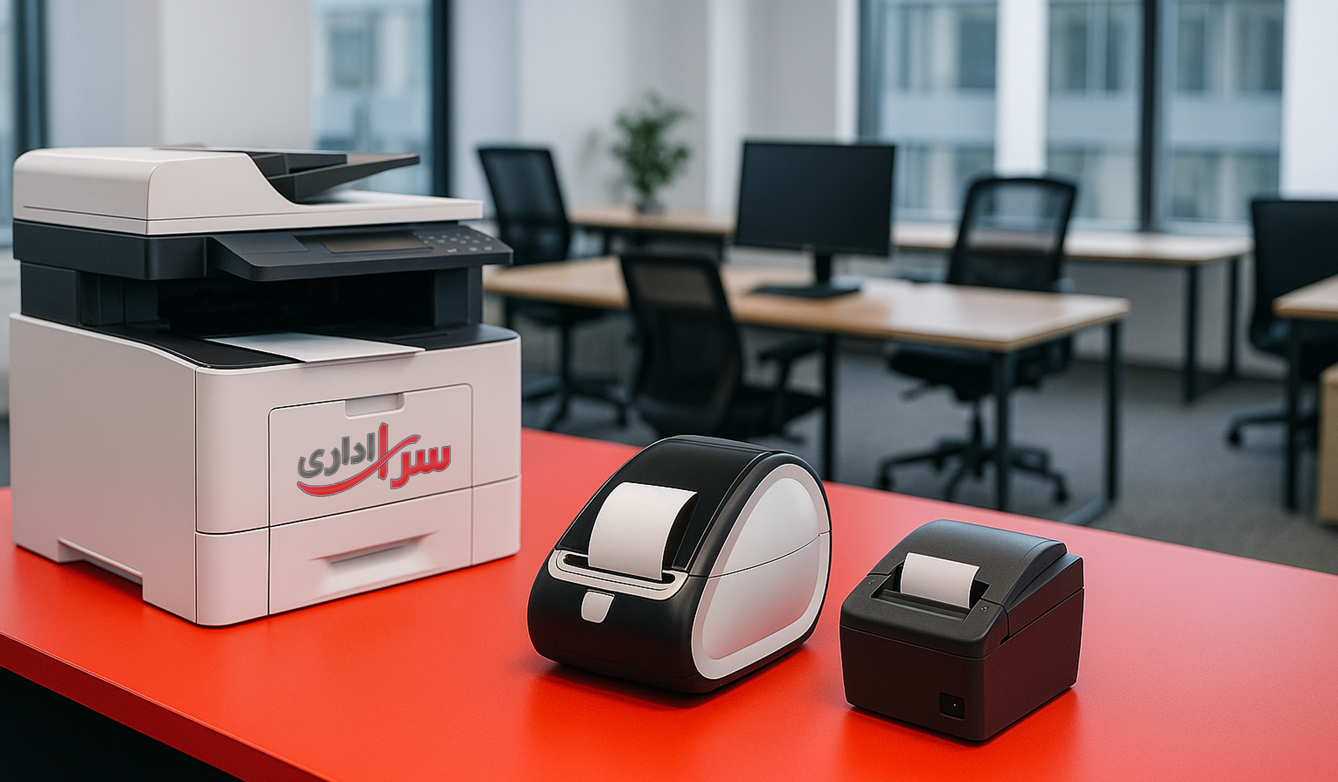 دستگاه کپی، پرینتر، لیبل پرینتر، صندوق فروشگاهی و...